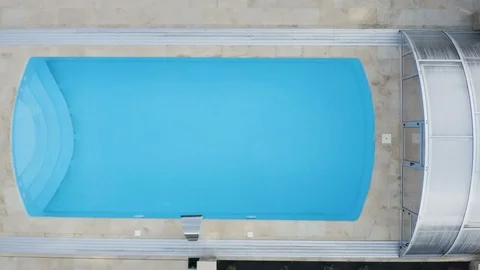 Vacation concept. Happy young man at swimming pool. Stock Footage 112268568