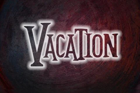 Vacation concept Stock Illustration