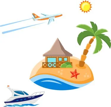 Vacation Concept Illustrazione stock
