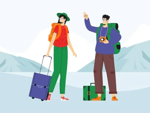 Vacation Concept Illustration Stock-Illustration