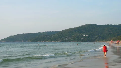 Vacation concept on the seaside Video stock 164293381