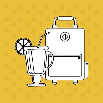 Vacation design. travel icon. flat illustration, vector graphic Stockillustratie