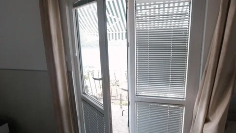 On vacation going to the Balcony Stock Footage 129749309