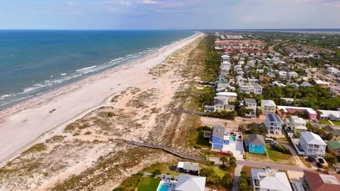 Vacation homes St augustine Florida USA 2026 Vídeo Stock 337917364