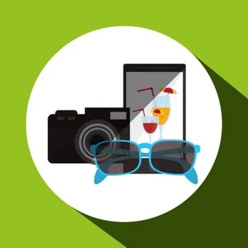 Vacation icon design Stock Illustration