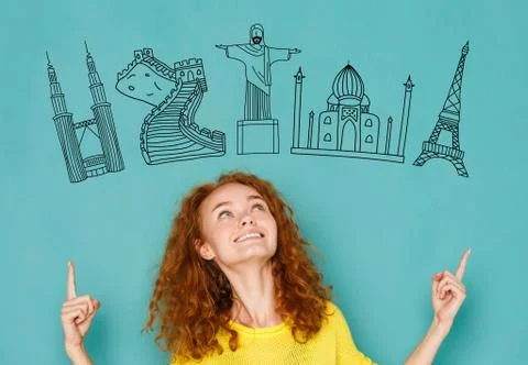 Vacation ideas concept Stock Photos