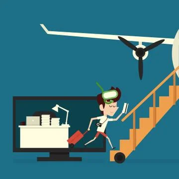 Vacation Stock Illustration