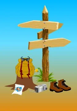 Vacation, Stock Illustration