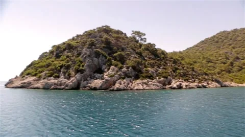 Vacation island scenery Stock Footage 60640587