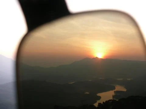 A vacation  in mountains Foto stock