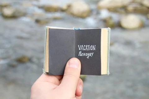 Vacation packages idea Stock Photos