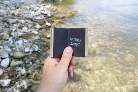 Vacation packages idea Stock Photos