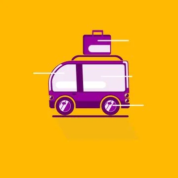 Vacation road trip. Stock Illustration