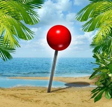 Vacation spot Stock Illustration