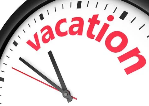 Vacation Time Concept Stock Illustration