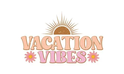 Vacation Vibes Stock Illustration