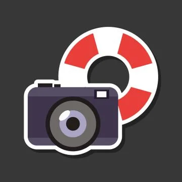 Vacations icon design, vector illustration 스톡 일러스트