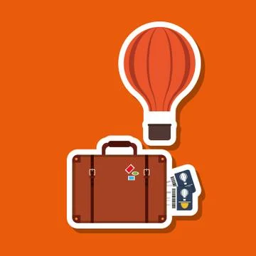 Vacations icon design, vector illustration Stock Illustration