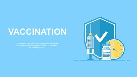 Vaccination background Stock Illustration