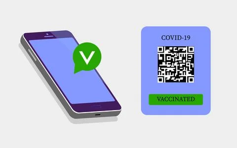 Vaccination certificate Stock Illustration