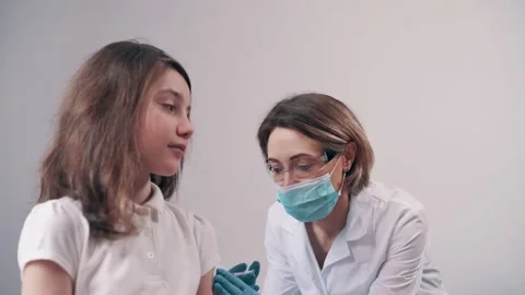 Vaccination of children. Stock Footage 170778662