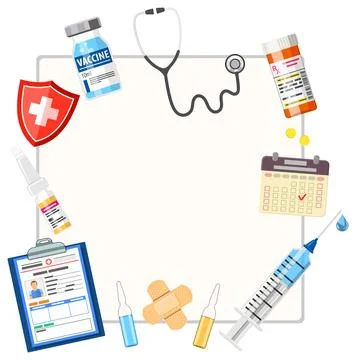 Vaccination Concept Banner Stock Illustration