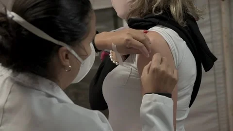 Vaccination for covid-19 Stock Footage 158343672
