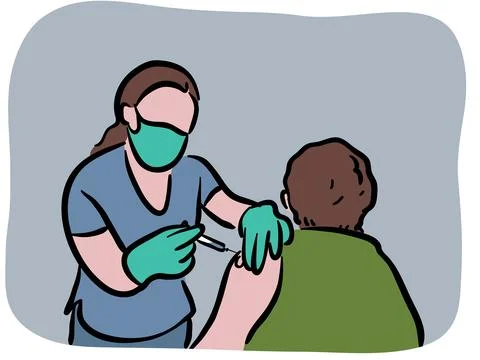 Vaccination Stock Illustration
