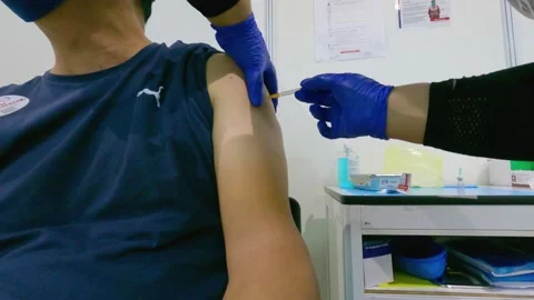 Vaccination Jab Stock Footage 157854684