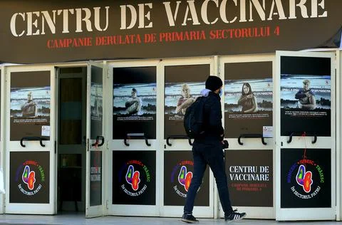 'Vaccination Marathon for Life' starts for the second weekend in Bucharest, Roma 스톡 사진