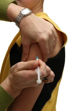 Vaccination shot Stock Photos