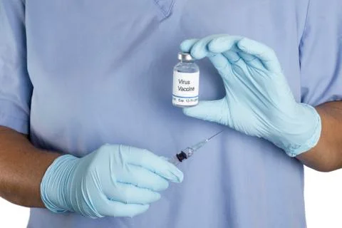 Vaccination Vial Stock Photos