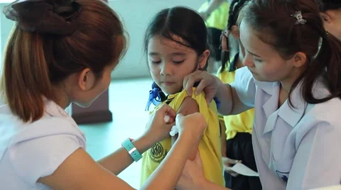 Vaccinations for kid Stock Footage 52261405