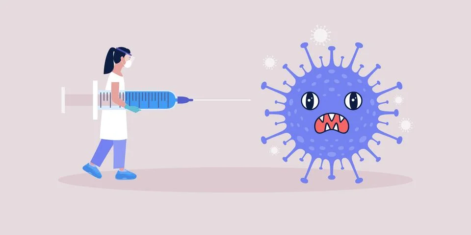Vaccine concept Stock Illustration