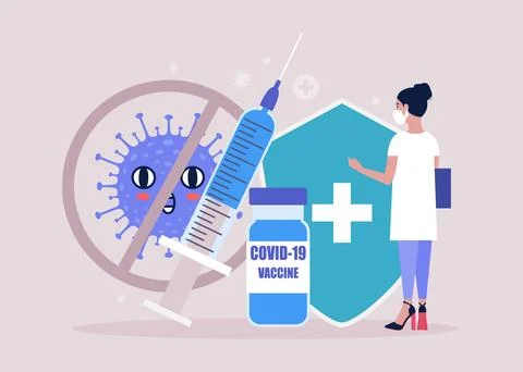 Vaccine concept Stock Illustration