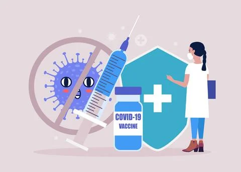 Vaccine concept Stock Illustration