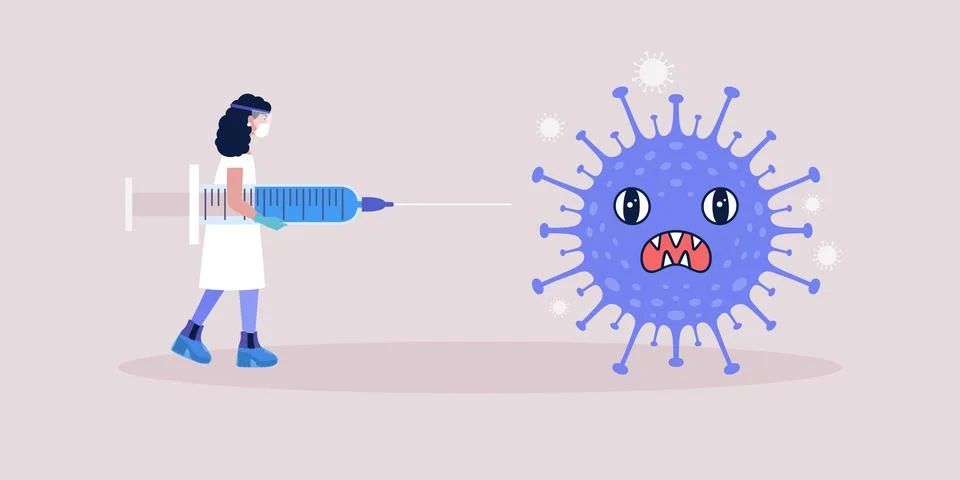 Vaccine concept Stock Illustration