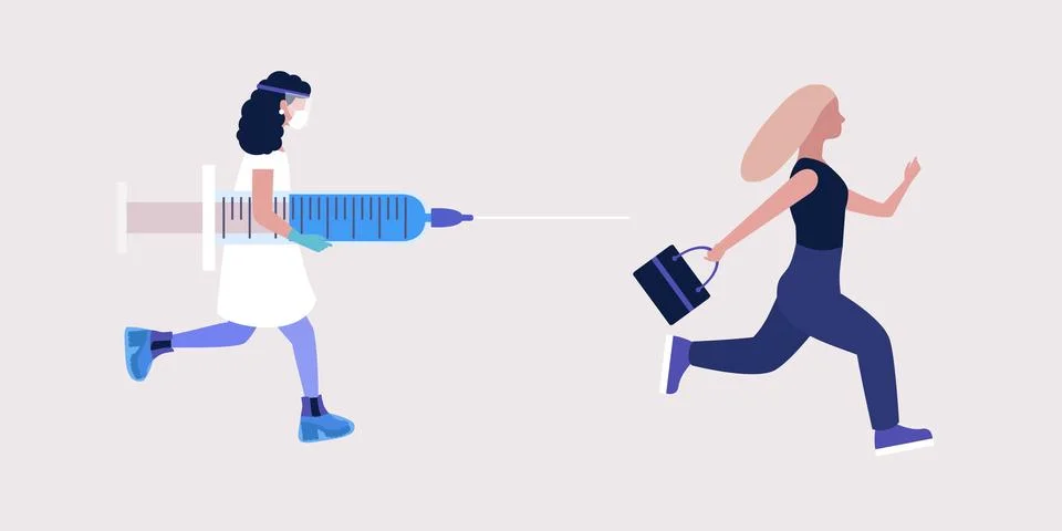 Vaccine concept 스톡 일러스트
