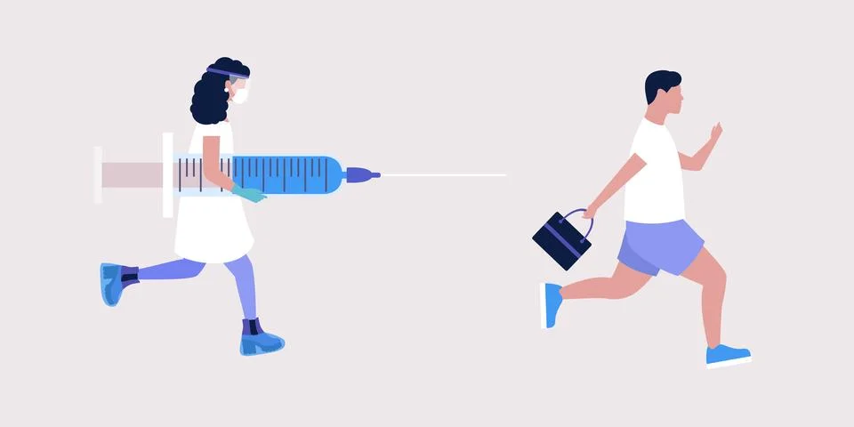 Vaccine concept Stock-Illustration