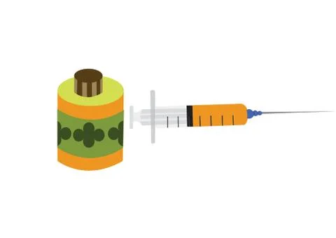 The vaccine Stock Illustration
