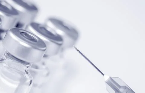 Vaccine needle Stock Photos