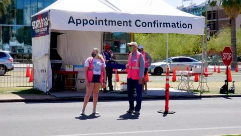 Vaccine Site Video stock 152174383
