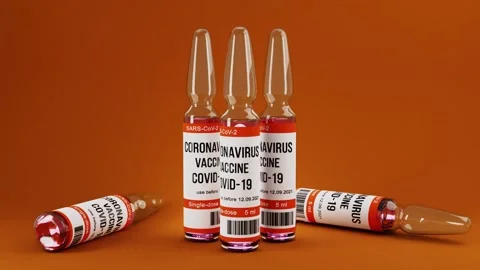 The vaccine is three capsules Video stock 146004776