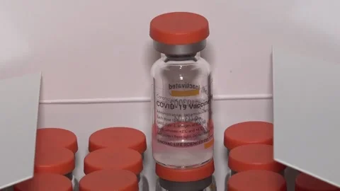 Vaccine vials Stock Footage 165264119