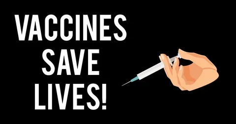 Vaccines Save Lives! (Needle) Stock Footage 103453401