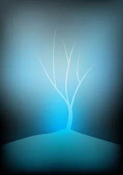 Vactor : Abstract leafless tree background Stock Illustration