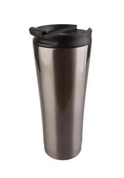 Vacuum bottle on a white background Stock-Fotos