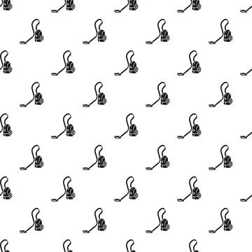 Vacuum cleaner appliances seamless pattern for cleaning services Stock Illustration