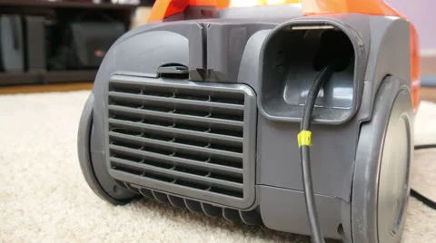Vacuum Cleaner on the Carpet Stock Footage 41541285