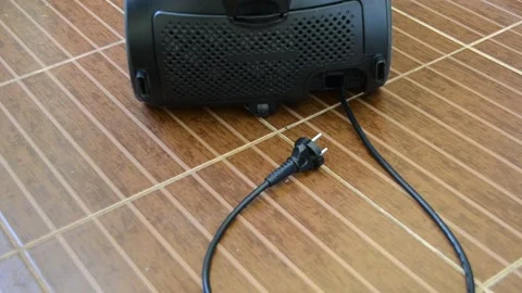 Vacuum cleaner cord Stock Footage 141378736